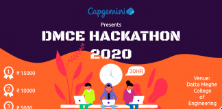 DMCE Hackathon 2020.